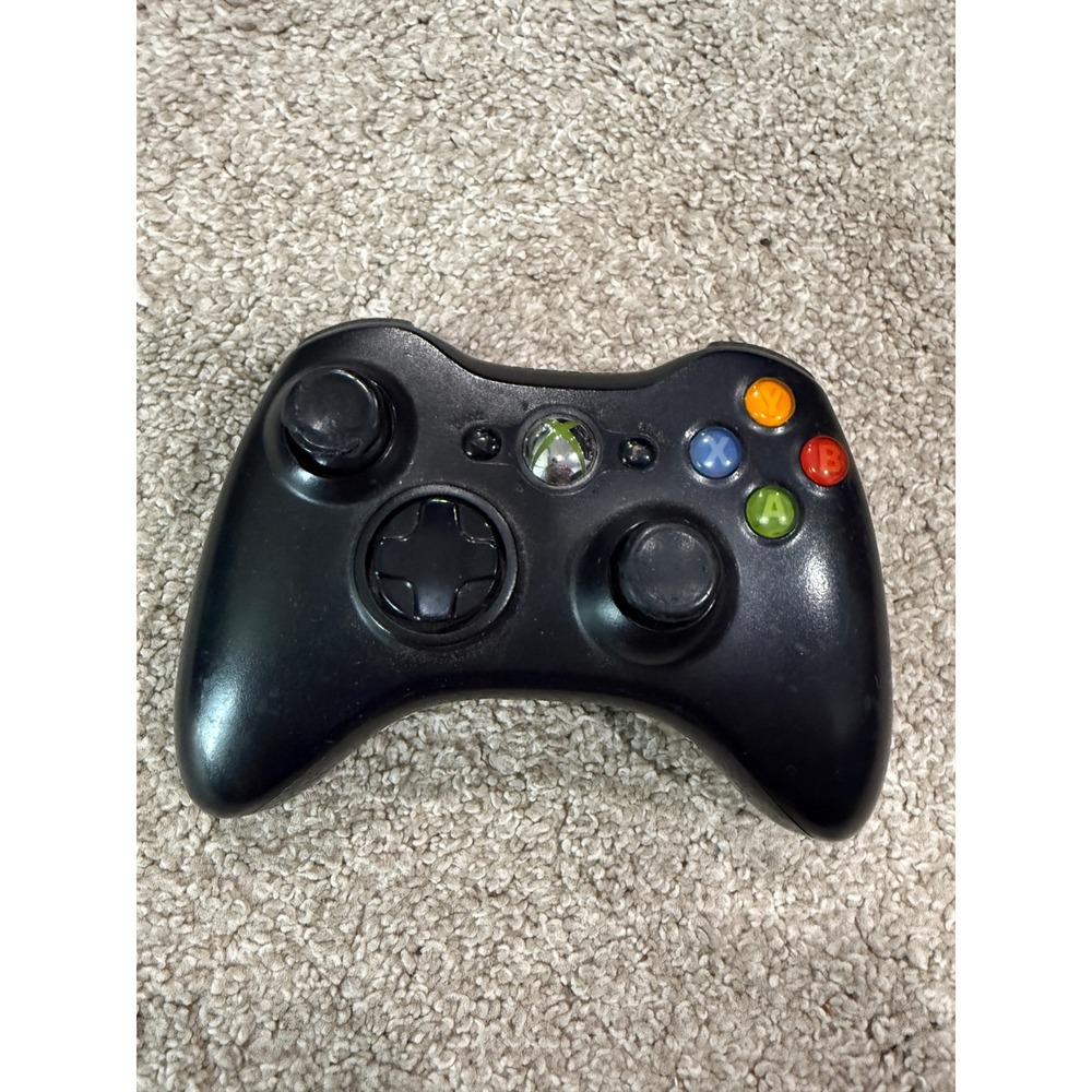 Microsoft Xbox 360 Wireless Controller Black Model 1403‎ Gamepad Video Game